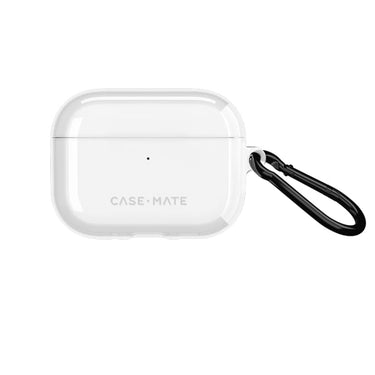 Case-Mate Tough Case for AirPods Pro 3 - Clear with Black Carabiner